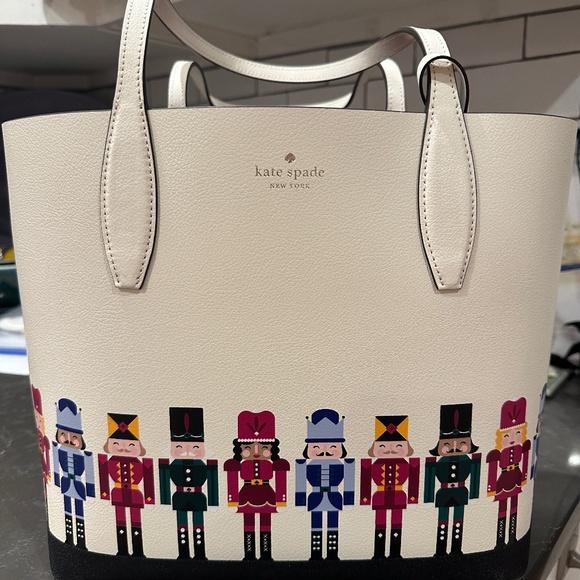 Kate Spade Oh What Fun Nutcracker Small Tote and Wristlet - Never used - Picture 1 of 5